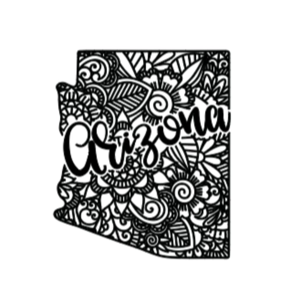 Arizona Window Decal Sticker 5.5"